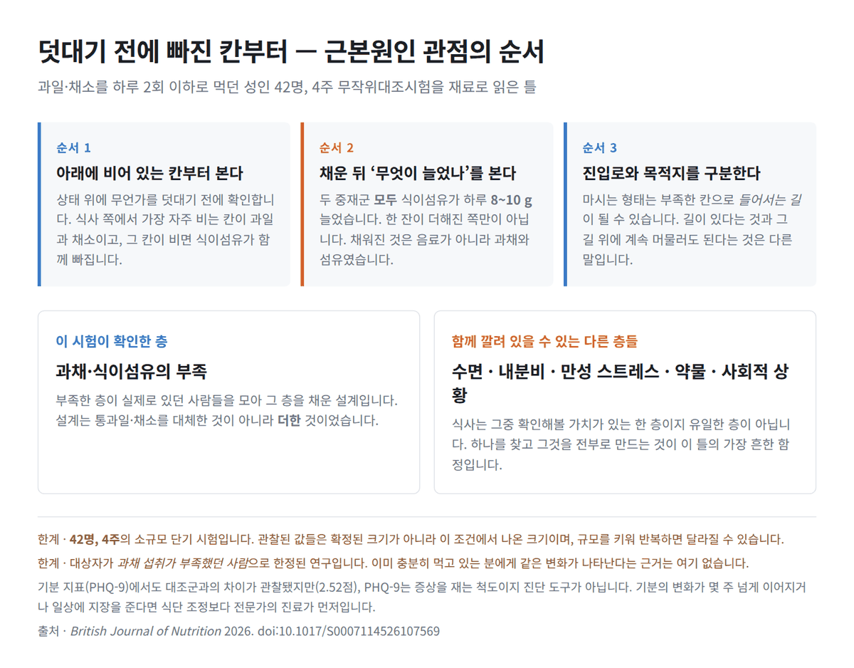 기분이 가라앉을 때, 그 아래 식탁을 먼저 봅니다 — ‘부족’이라는 층